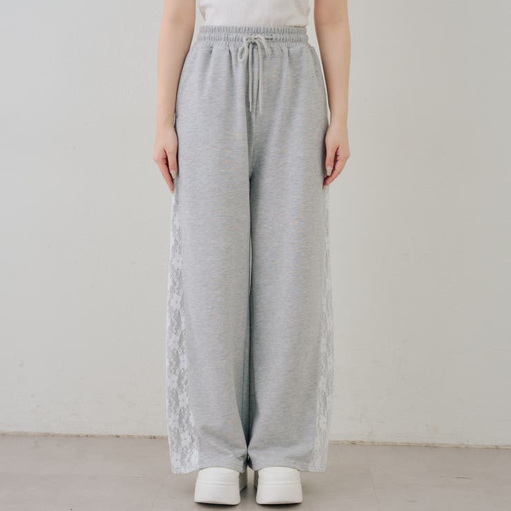 サイドレーススウェットパンツ | NICE CLAUP / OLIVE des OLIVE　OUTLET | 詳細画像22 