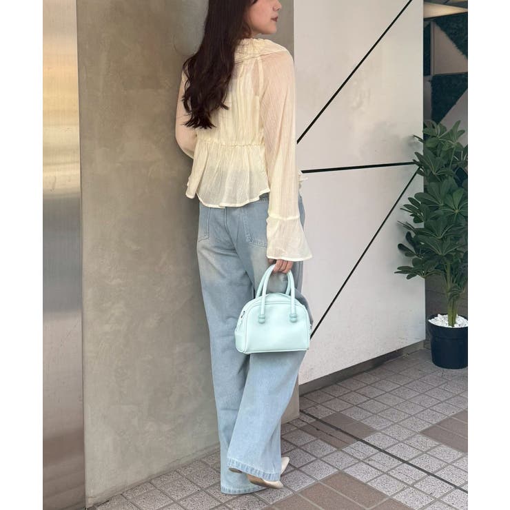 【S/M展開】キラキラロゴバギーデニム | RMAF　NICE CLAUP / OLIVE des OLIVE | 詳細画像16 