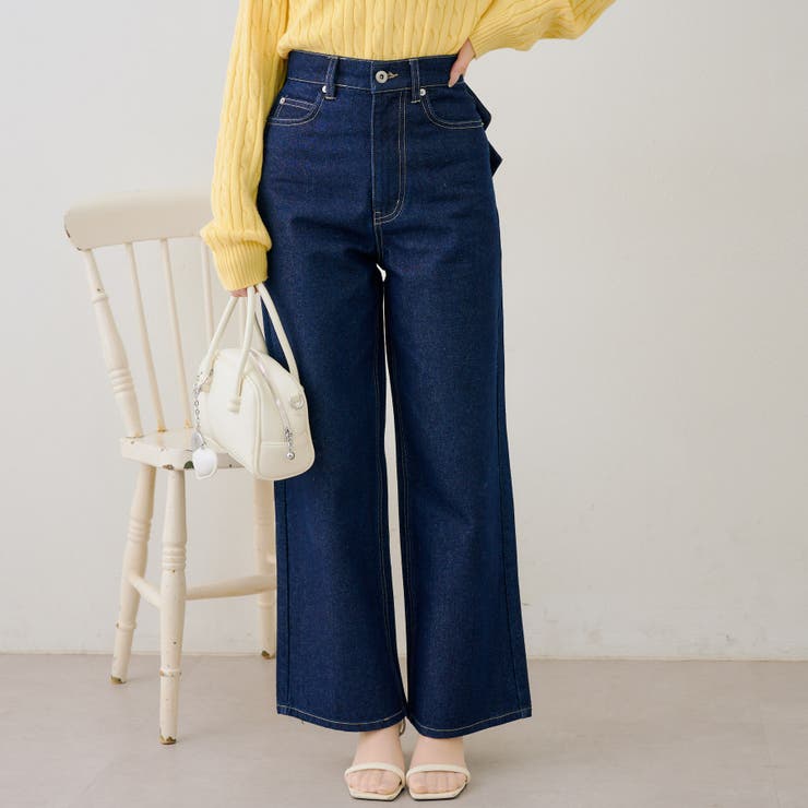 【S/M展開】後リボンストレートデニム | RMAF　NICE CLAUP / OLIVE des OLIVE | 詳細画像12 