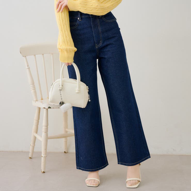 【S/M展開】後リボンストレートデニム | RMAF　NICE CLAUP / OLIVE des OLIVE | 詳細画像13 