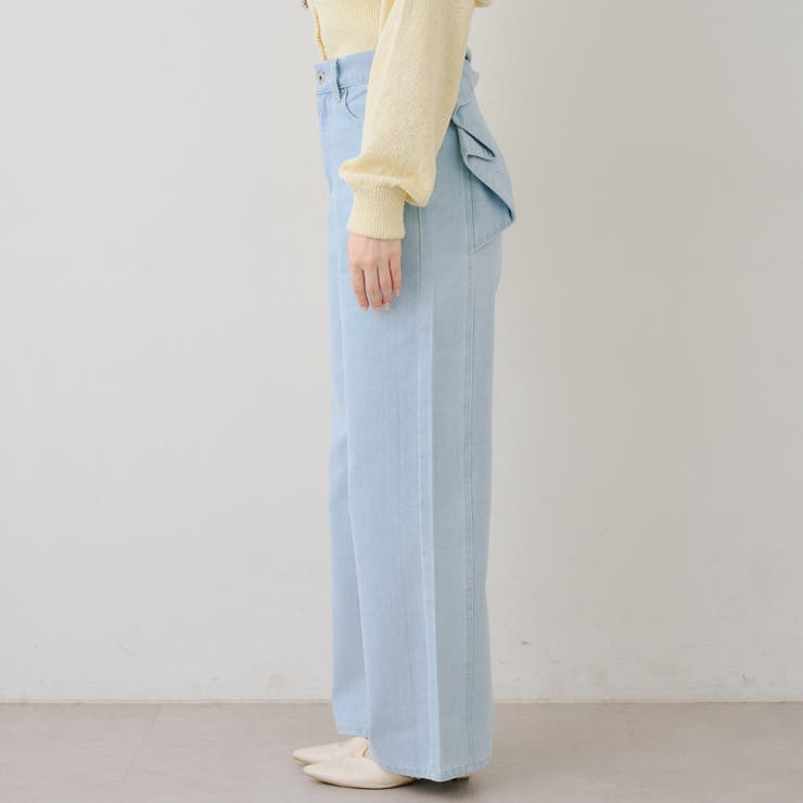 【S/M展開】後リボンストレートデニム | RMAF　NICE CLAUP / OLIVE des OLIVE | 詳細画像24 