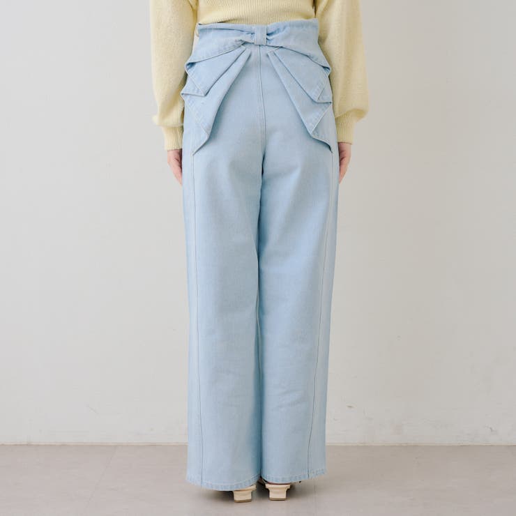 【S/M展開】後リボンストレートデニム | RMAF　NICE CLAUP / OLIVE des OLIVE | 詳細画像25 