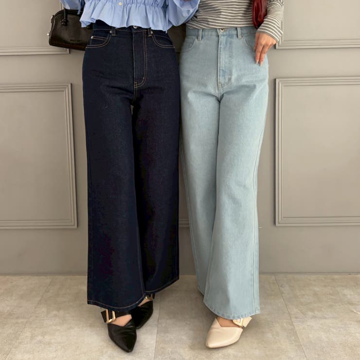 【S/M展開】後リボンストレートデニム | RMAF　NICE CLAUP / OLIVE des OLIVE | 詳細画像2 