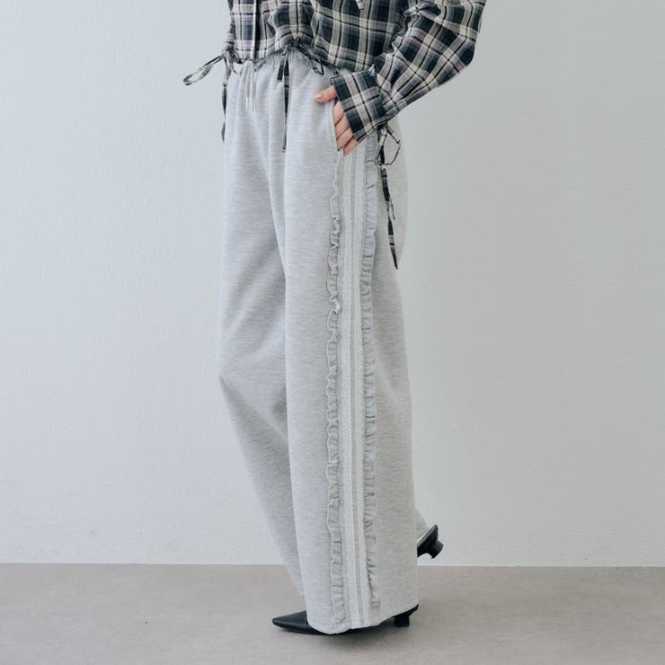 【セットアップ対応】トラックレースパンツ | RMAF　NICE CLAUP / OLIVE des OLIVE | 詳細画像1 