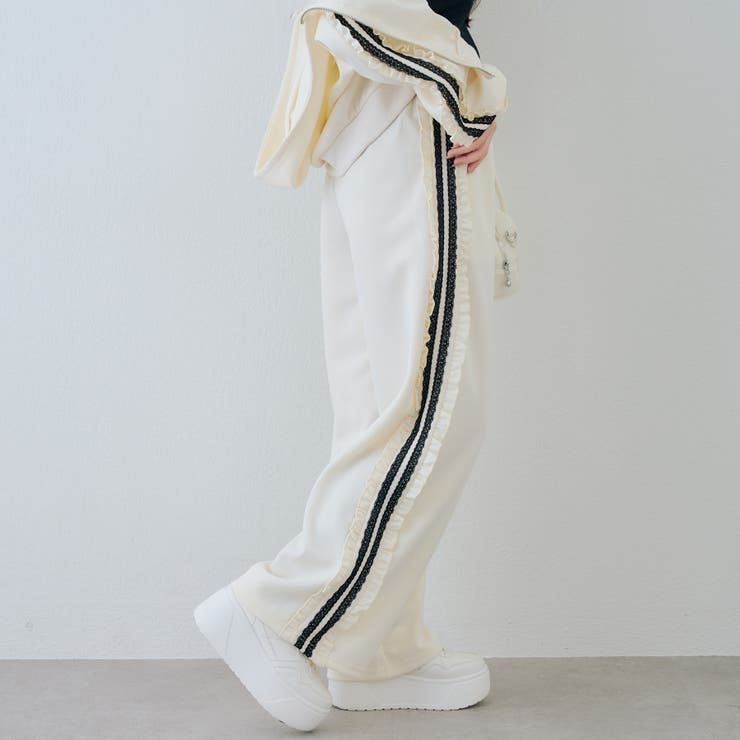 【セットアップ対応】トラックレースパンツ | RMAF　NICE CLAUP / OLIVE des OLIVE | 詳細画像24 