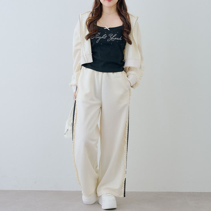 【セットアップ対応】トラックレースパンツ | RMAF　NICE CLAUP / OLIVE des OLIVE | 詳細画像26 