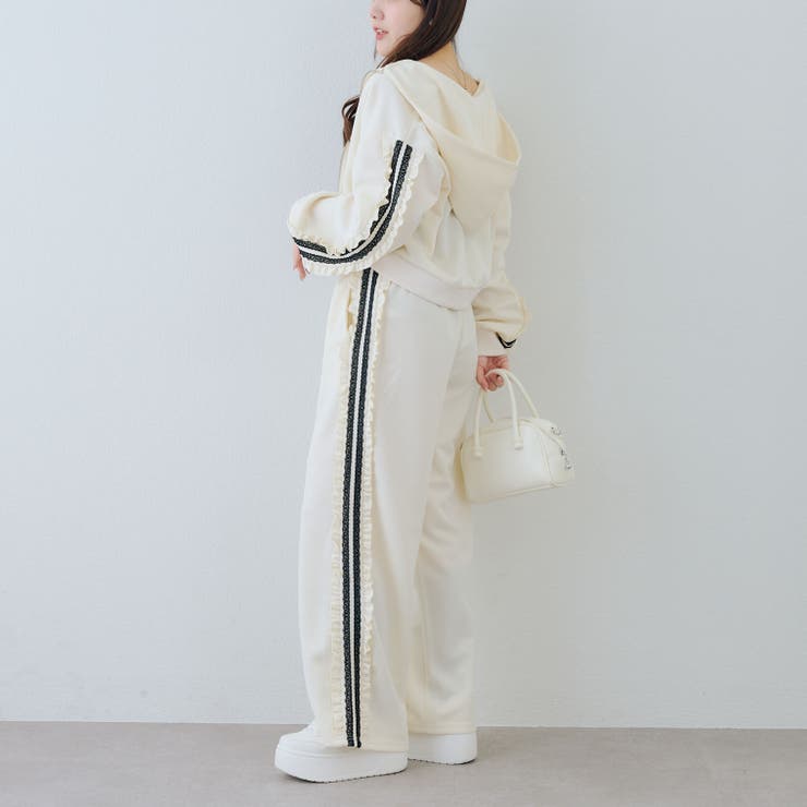 【セットアップ対応】トラックレースパンツ | RMAF　NICE CLAUP / OLIVE des OLIVE | 詳細画像29 