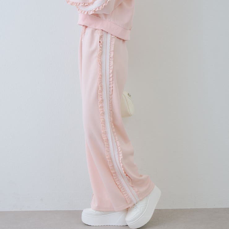 ピンク | 【セットアップ対応】トラックレースパンツ | RMAF　NICE CLAUP / OLIVE des OLIVE
