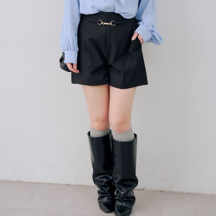 ビット付ショートパンツ | RMAF　NICE CLAUP / OLIVE des OLIVE | 詳細画像1 