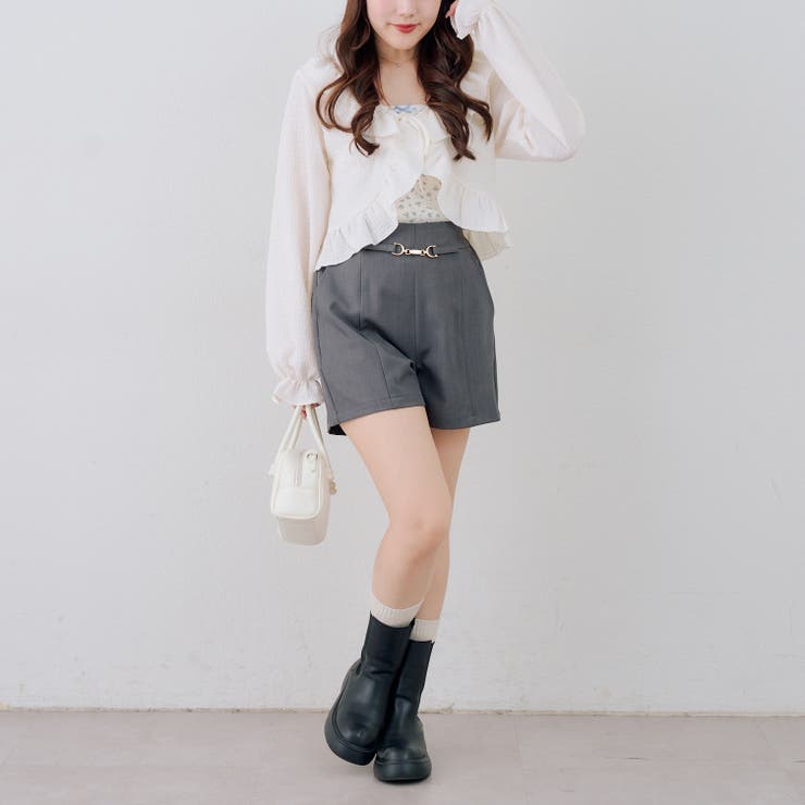 ビット付ショートパンツ | RMAF　NICE CLAUP / OLIVE des OLIVE | 詳細画像22 