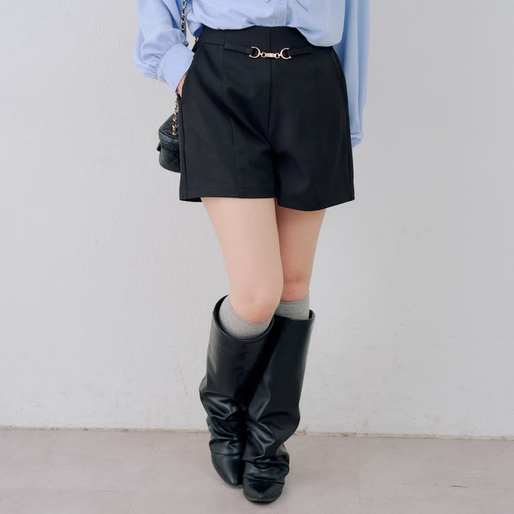 ビット付ショートパンツ | RMAF　NICE CLAUP / OLIVE des OLIVE | 詳細画像3 