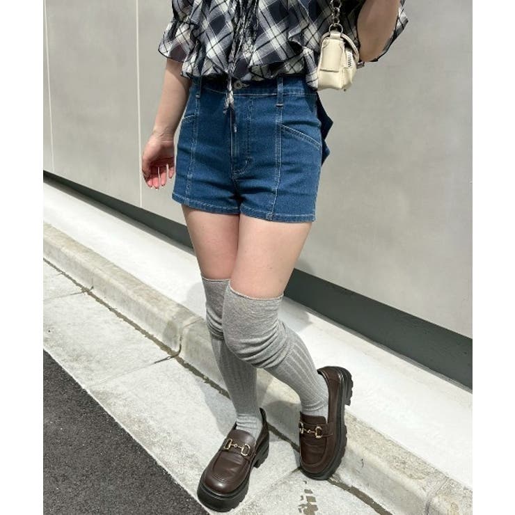 後リボンデニムショートパンツ | RMAF　NICE CLAUP / OLIVE des OLIVE | 詳細画像31 