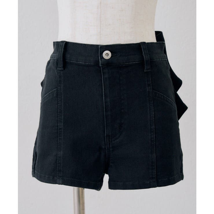 後リボンデニムショートパンツ | RMAF　NICE CLAUP / OLIVE des OLIVE | 詳細画像11 