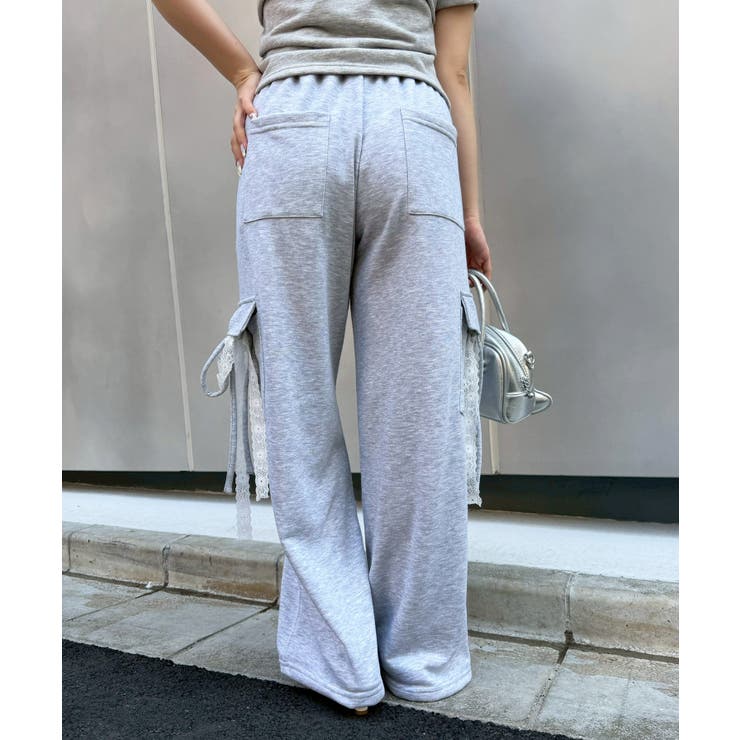 スウェットリボンカーゴパンツ | RMAF　NICE CLAUP / OLIVE des OLIVE | 詳細画像7 