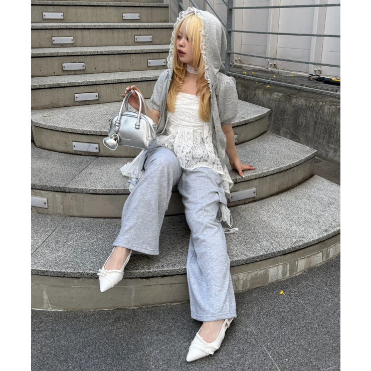 スウェットリボンカーゴパンツ | RMAF　NICE CLAUP / OLIVE des OLIVE | 詳細画像11 