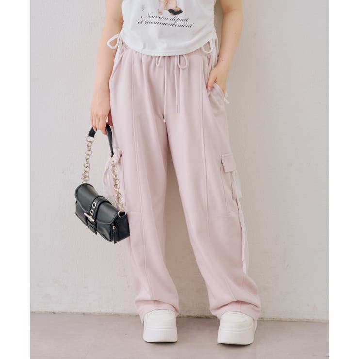 スウェットリボンカーゴパンツ | RMAF　NICE CLAUP / OLIVE des OLIVE | 詳細画像12 