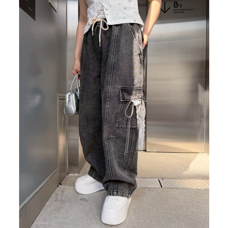 2WAY リボンカーゴパンツ | RMAF　NICE CLAUP / OLIVE des OLIVE | 詳細画像6 