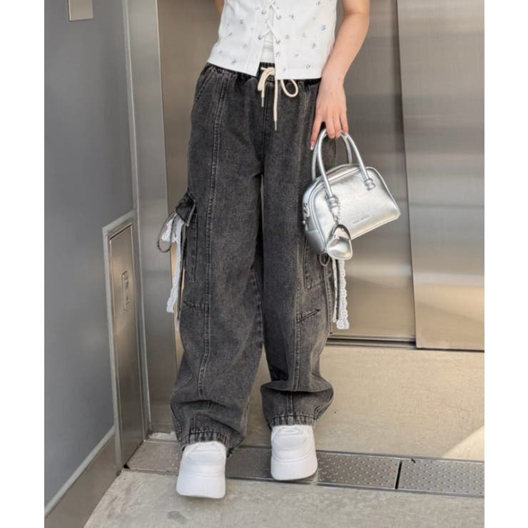 2WAY リボンカーゴパンツ | RMAF　NICE CLAUP / OLIVE des OLIVE | 詳細画像7 