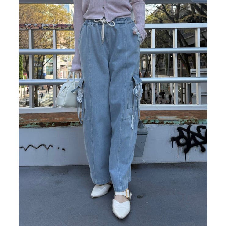 2WAY リボンカーゴパンツ | RMAF　NICE CLAUP / OLIVE des OLIVE | 詳細画像2 