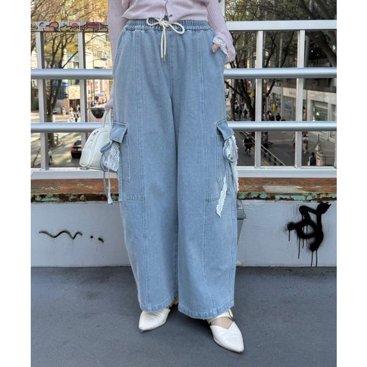 2WAY リボンカーゴパンツ | RMAF　NICE CLAUP / OLIVE des OLIVE | 詳細画像3 