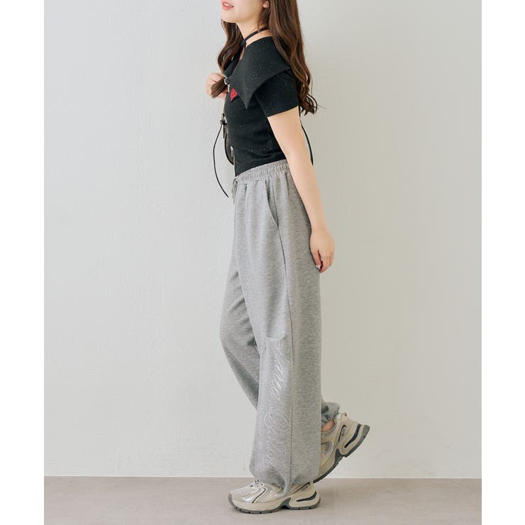 キラキラロゴスウェットパンツ[品番：OLOW0018408]｜RMAF NICE CLAUP