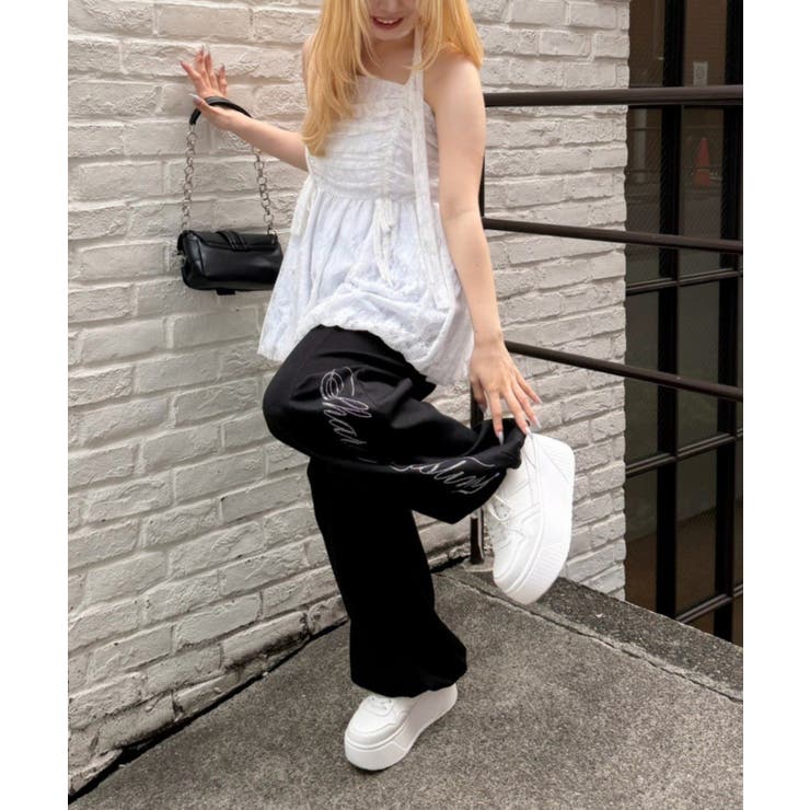 キラキラロゴスウェットパンツ | RMAF　NICE CLAUP / OLIVE des OLIVE | 詳細画像15 