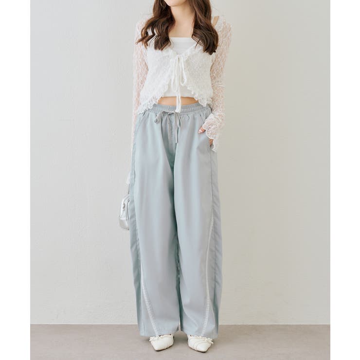 後ろ姿も可愛い、バックリボンカーブパンツ | RMAF　NICE CLAUP / OLIVE des OLIVE | 詳細画像20 
