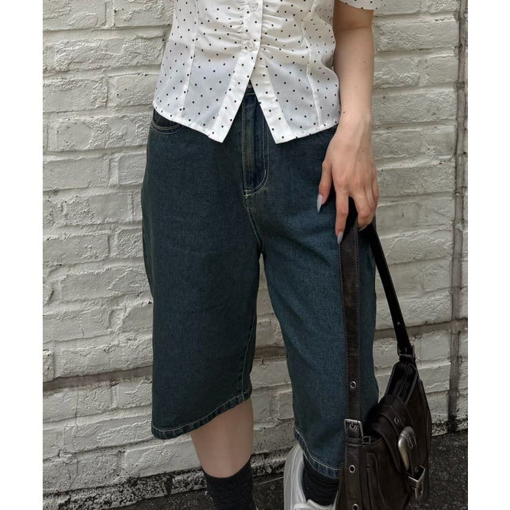 レース&ドットベルトハーフデニム | RMAF　NICE CLAUP / OLIVE des OLIVE | 詳細画像14 