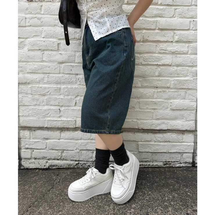 レース&ドットベルトハーフデニム | RMAF　NICE CLAUP / OLIVE des OLIVE | 詳細画像16 
