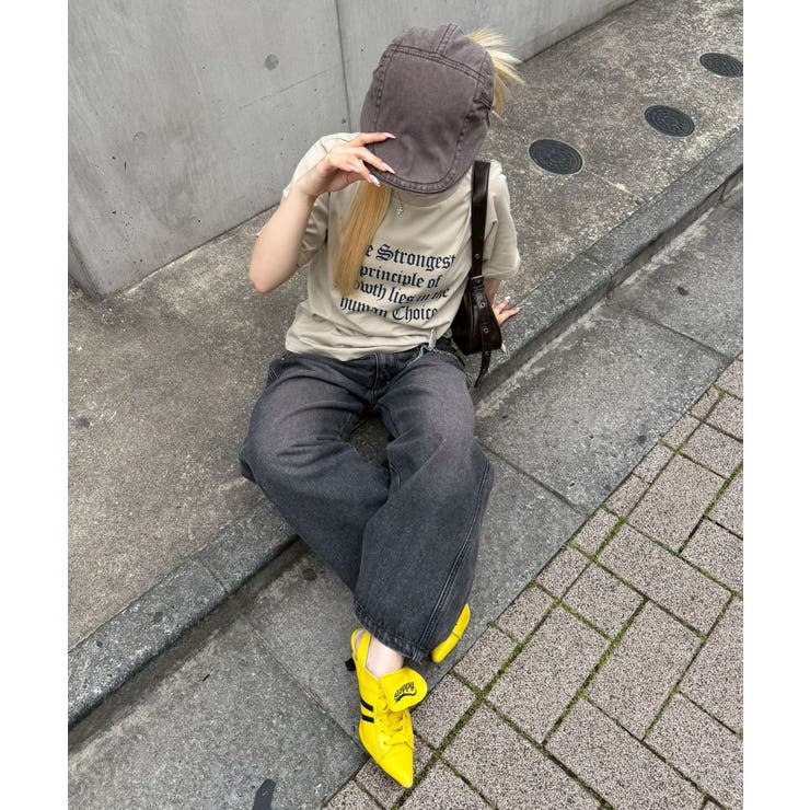【S/Mサイズ展開】ハトメ&チェーン付バギーパンツ | RMAF　NICE CLAUP / OLIVE des OLIVE | 詳細画像10 
