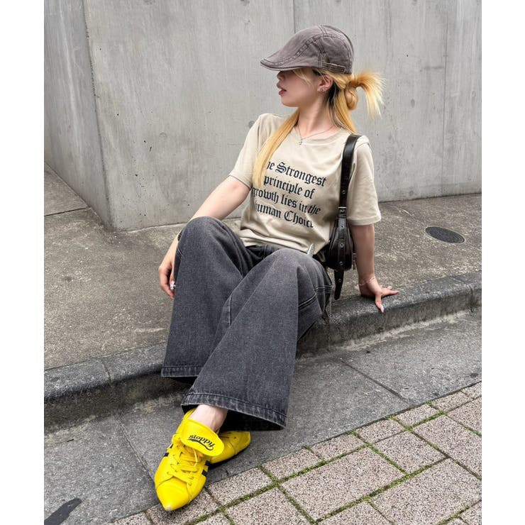 【S/Mサイズ展開】ハトメ&チェーン付バギーパンツ | RMAF　NICE CLAUP / OLIVE des OLIVE | 詳細画像5 