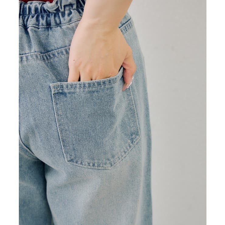 【S/Mサイズ展開】ハトメ&チェーン付バギーパンツ | RMAF　NICE CLAUP / OLIVE des OLIVE | 詳細画像33 