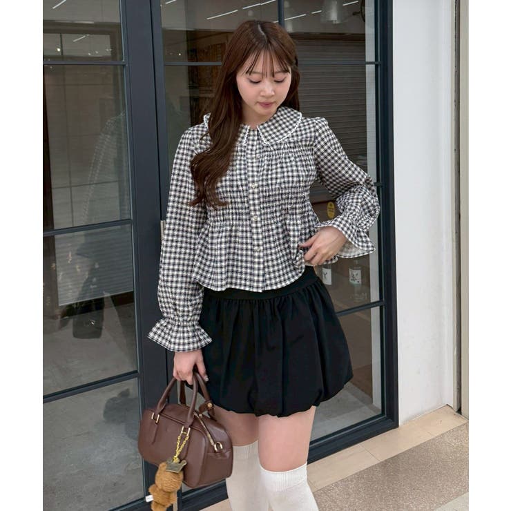 シャーリングペプラムブラウス | RMAF　NICE CLAUP / OLIVE des OLIVE | 詳細画像12 