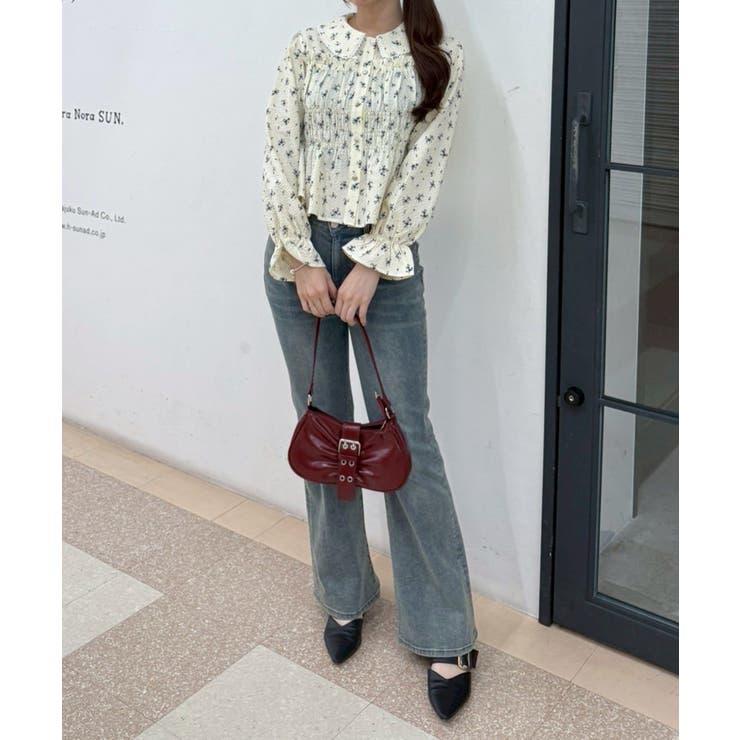 シャーリングペプラムブラウス | RMAF　NICE CLAUP / OLIVE des OLIVE | 詳細画像22 