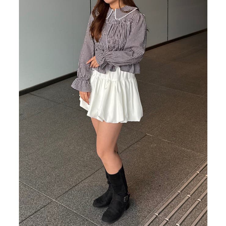 シャーリングペプラムブラウス | RMAF　NICE CLAUP / OLIVE des OLIVE | 詳細画像27 