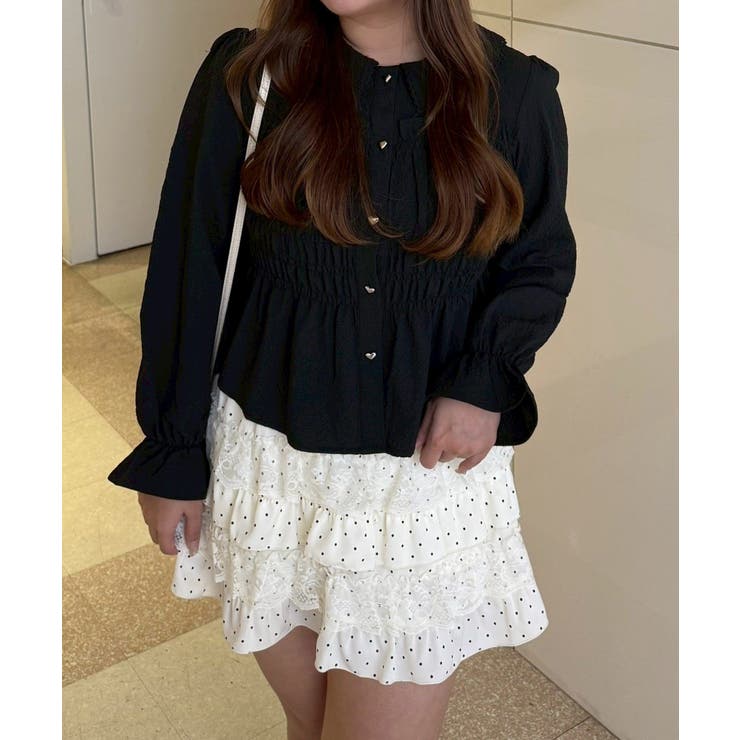 シャーリングペプラムブラウス | RMAF　NICE CLAUP / OLIVE des OLIVE | 詳細画像38 