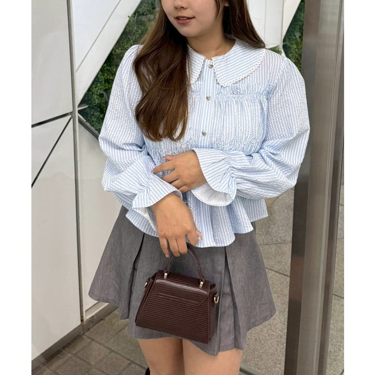 シャーリングペプラムブラウス | RMAF　NICE CLAUP / OLIVE des OLIVE | 詳細画像44 