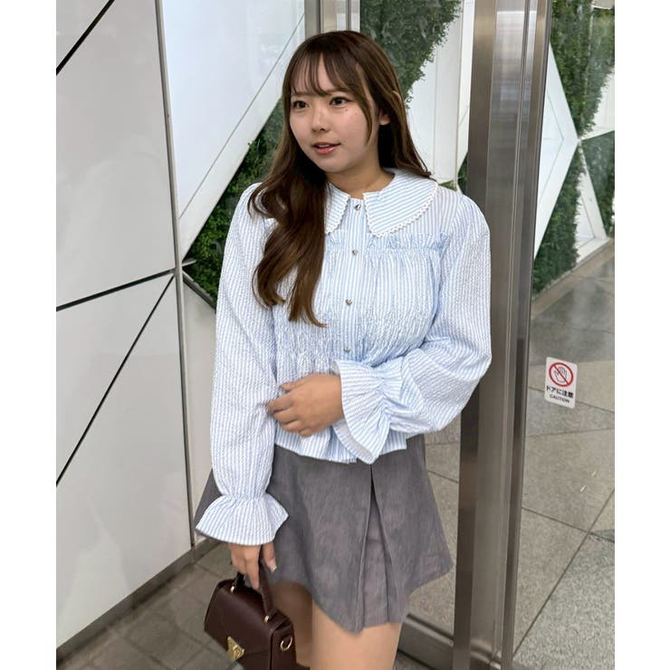 シャーリングペプラムブラウス | RMAF　NICE CLAUP / OLIVE des OLIVE | 詳細画像47 