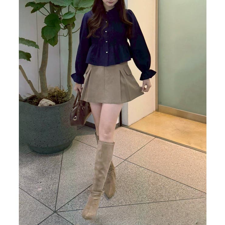 シャーリングペプラムブラウス | RMAF　NICE CLAUP / OLIVE des OLIVE | 詳細画像5 