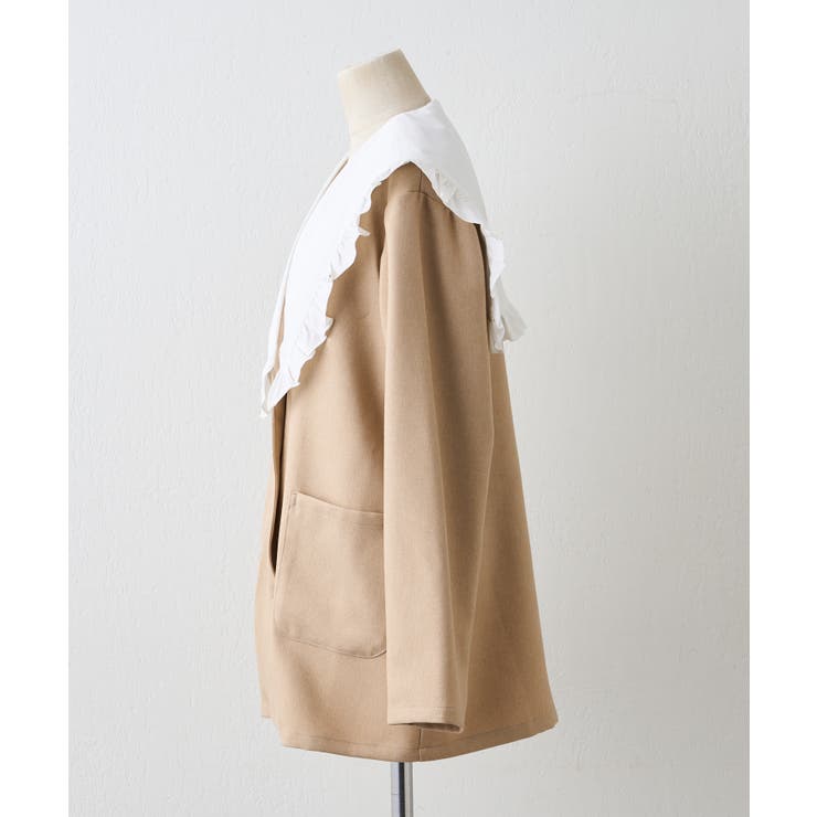 【セットアップ対応】丈の長さを選べる、フリル衿ジャケット | RMAF　NICE CLAUP / OLIVE des OLIVE | 詳細画像51 