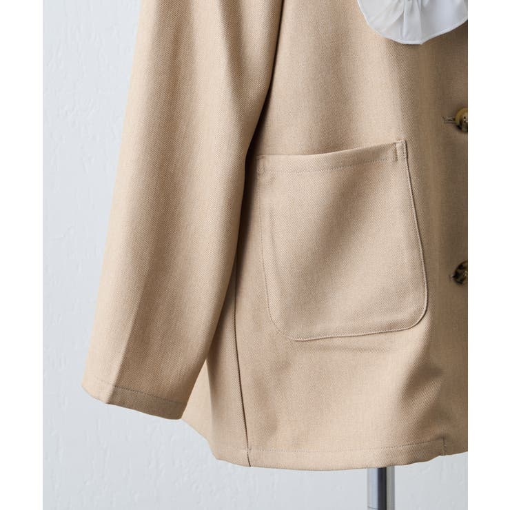 【セットアップ対応】丈の長さを選べる、フリル衿ジャケット | RMAF　NICE CLAUP / OLIVE des OLIVE | 詳細画像55 