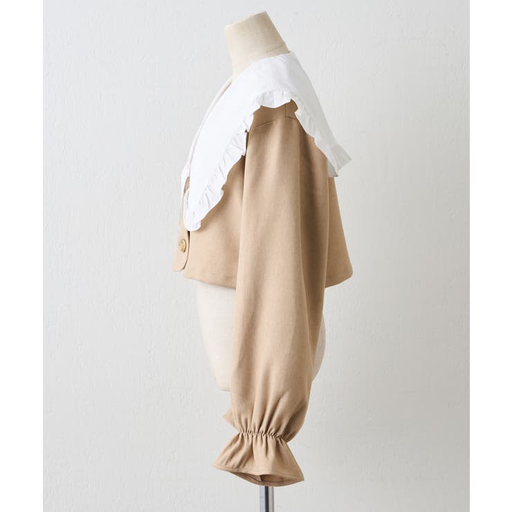 【セットアップ対応】丈の長さを選べる、フリル衿ジャケット | RMAF　NICE CLAUP / OLIVE des OLIVE | 詳細画像57 