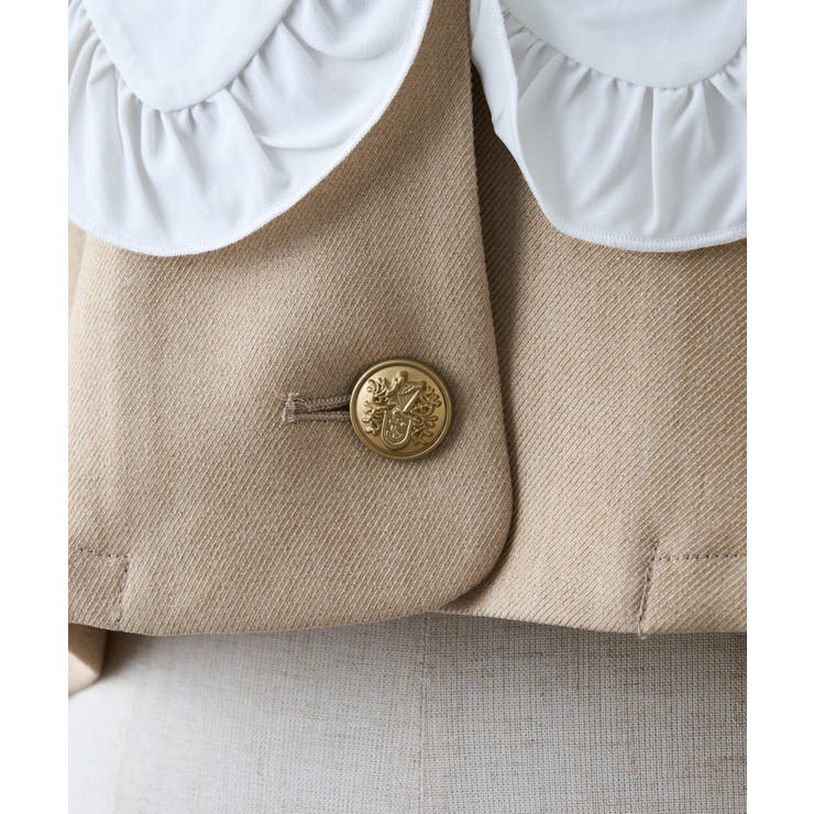 【セットアップ対応】丈の長さを選べる、フリル衿ジャケット | RMAF　NICE CLAUP / OLIVE des OLIVE | 詳細画像61 