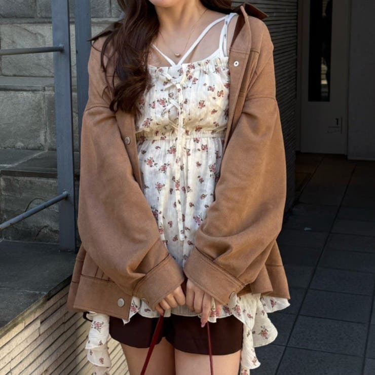 レースアップキャミチュニック | RMAF　NICE CLAUP / OLIVE des OLIVE | 詳細画像15 