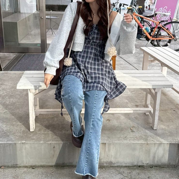 レースアップキャミチュニック | RMAF　NICE CLAUP / OLIVE des OLIVE | 詳細画像21 