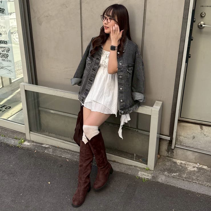 レースアップキャミチュニック | RMAF　NICE CLAUP / OLIVE des OLIVE | 詳細画像4 