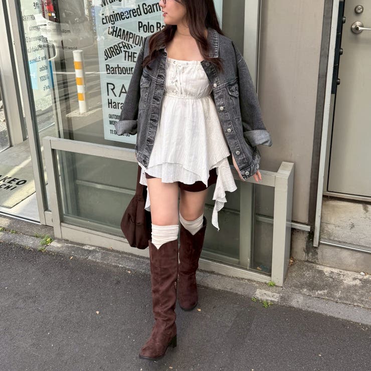 レースアップキャミチュニック | RMAF　NICE CLAUP / OLIVE des OLIVE | 詳細画像5 