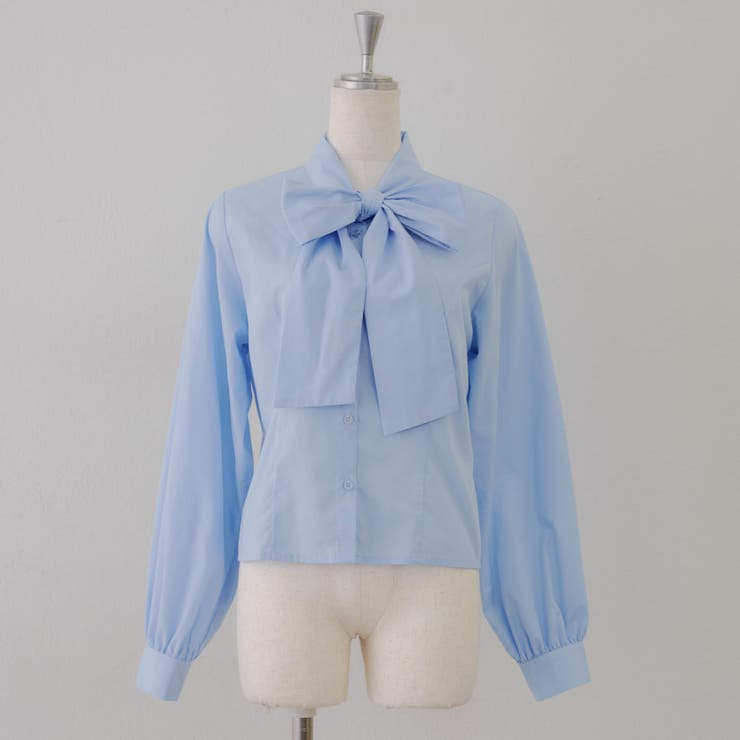 サックス | アソートボウタイブラウス | RMAF　NICE CLAUP / OLIVE des OLIVE