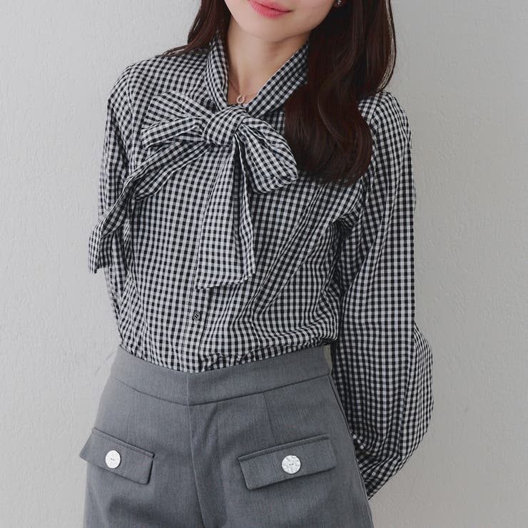 ブラック系 | アソートボウタイブラウス | RMAF　NICE CLAUP / OLIVE des OLIVE