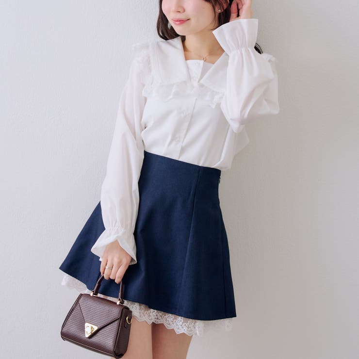 プリプリ令嬢ブラウス | RMAF　NICE CLAUP / OLIVE des OLIVE | 詳細画像13 